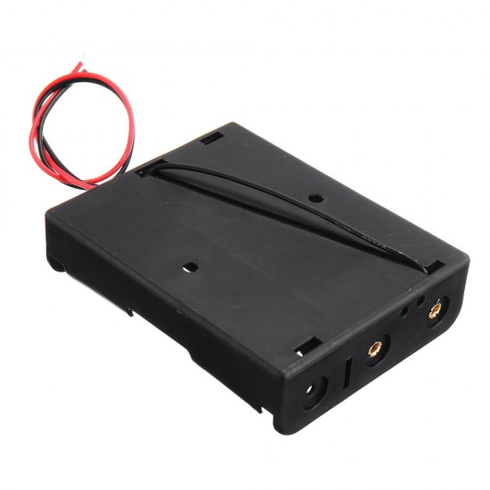 10pcs 3 Slots 18650 Battery Holder Plastic Case Storage Box for 3*3.7V 18650 Lithium Battery
