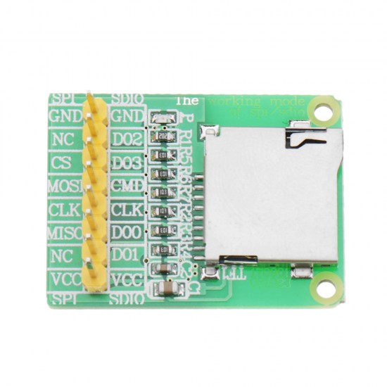 10pcs 3.5V / 5V Micro SD Card Module TF Card Reader SDIO/SPI Interface Mini TF Card Module