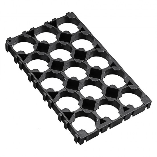 10pcs 3x5 Battery Spacer Plastic Holder 18650 Lithium Battery Support Combination Fixed Bracket With Bayonet 10pcs 3x5 Battery Spacer Plastic Holder 18650 Lithium Battery Support Combination Fixed Bracket With Bayonet