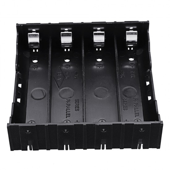 10pcs 4 Slots 18650 Battery Holder Plastic Case Storage Box for 4*3.7V 18650 Lithium Battery with 8Pin 10pcs 4 Slots 18650 Battery Holder Plastic Case Storage Box for 4*3.7V 18650 Lithium Battery with 8Pin