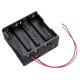 10pcs 4 Slots NO.5 Battery Holder Plastic Case Storage Box for 4*NO.5 Battery