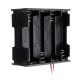 10pcs 4 Slots NO.5 Battery Holder Plastic Case Storage Box for 4*NO.5 Battery