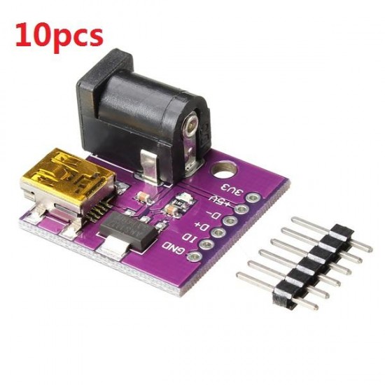 10pcs CJMCU 5V Mini USB Power Connector DC Power Socket Board For