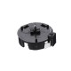 10pcs CR1220 Battery Holder In-line Button Battery Cell Sockets Case Black Plastic Housing 10pcs CR1220 Battery Holder In-line Button Battery Cell Sockets Case Black Plastic Housing
