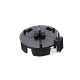 10pcs CR1220 Battery Holder In-line Button Battery Cell Sockets Case Black Plastic Housing