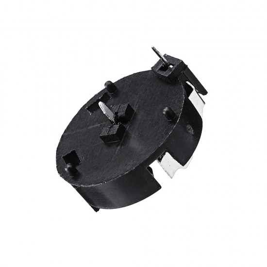 10pcs CR1220 Battery Holder In-line Button Battery Cell Sockets Case Black Plastic Housing 10pcs CR1220 Battery Holder In-line Button Battery Cell Sockets Case Black Plastic Housing