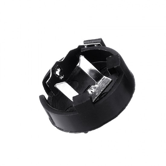 10pcs CR1220 Battery Holder In-line Button Battery Cell Sockets Case Black Plastic Housing 10pcs CR1220 Battery Holder In-line Button Battery Cell Sockets Case Black Plastic Housing