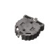 10pcs CR1220 Battery Holder Patch Button Battery Cell Sockets Case Black Plastic Housing