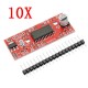 10pcs DC 7V To 30V 150mA To 750mA A3967 Easy Driver Stepper Motor Driver Board 10pcs DC 7V To 30V 150mA To 750mA A3967 Easy Driver Stepper Motor Driver Board