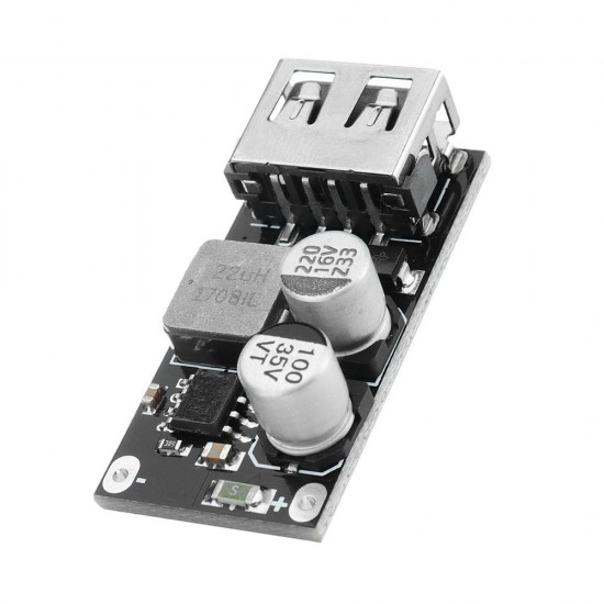 10pcs DC Buck Module 12V24V to QC3.0 Single USB Mobile Charging Board 10pcs DC Buck Module 12V24V to QC3.0 Single USB Mobile Charging Board
