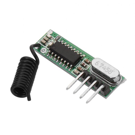 10pcs DC3~5V AK-119 433.92MHZ 4 Pin Superheterodyne Receiver Board Without Decoding -105dBm Sensitivity