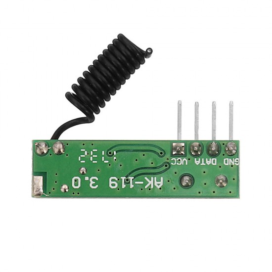 10pcs DC3~5V AK-119 433.92MHZ 4 Pin Superheterodyne Receiver Board Without Decoding -105dBm Sensitivity