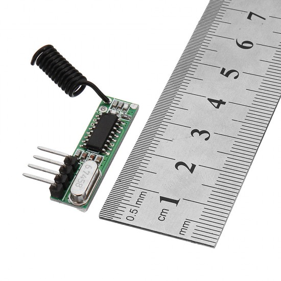 10pcs DC3~5V AK-119 433.92MHZ 4 Pin Superheterodyne Receiver Board Without Decoding -105dBm Sensitivity
