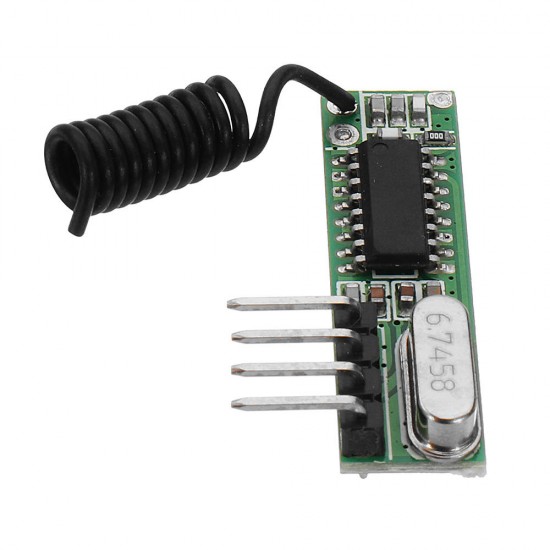 10pcs DC3~5V AK-119 433.92MHZ 4 Pin Superheterodyne Receiver Board Without Decoding -105dBm Sensitivity
