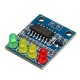 10pcs FXD-82B 12V Battery Indicator Board Module Load 4 Digit Electricity Indication With LED Lamp