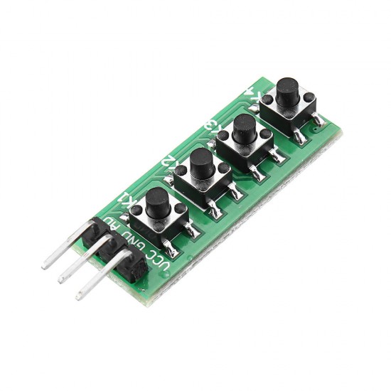 10pcs Keypad 4 Button Key Module Switch Keyboard For UNO MEGA2560 Breadboard 10pcs Keypad 4 Button Key Module Switch Keyboard For UNO MEGA2560 Breadboard