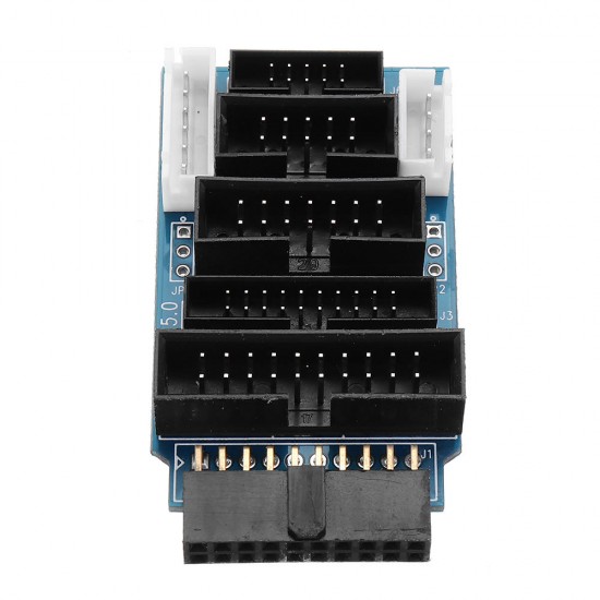 10pcs Multi-Function Switching Board Adapter Support J-LINK V8 V9 ULINK 2 Emulator STM32