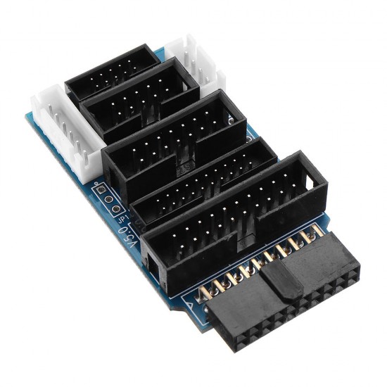 10pcs Multi-Function Switching Board Adapter Support J-LINK V8 V9 ULINK 2 Emulator STM32 10pcs Multi-Function Switching Board Adapter Support J-LINK V8 V9 ULINK 2 Emulator STM32