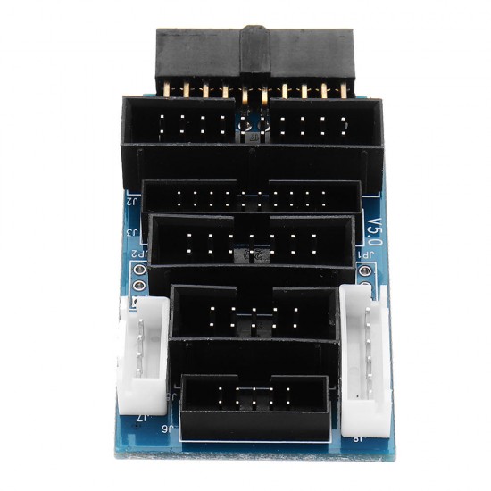 10pcs Multi-Function Switching Board Adapter Support J-LINK V8 V9 ULINK 2 Emulator STM32