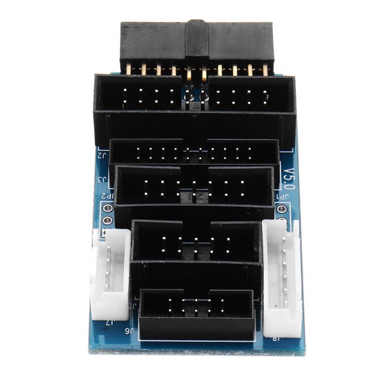 10pcs Multi-Function Switching Board Adapter Support J-LINK V8 V9 ULINK 2 Emulator STM32 10pcs Multi-Function Switching Board Adapter Support J-LINK V8 V9 ULINK 2 Emulator STM32