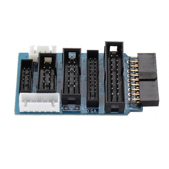 10pcs Multi-Function Switching Board Adapter Support J-LINK V8 V9 ULINK 2 Emulator STM32