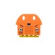 10pcs Orange Silicone Protective Enclosure Cover For Motherboard Type C Cat Model 10pcs Orange Silicone Protective Enclosure Cover For Motherboard Type C Cat Model