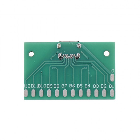 10pcs TYPE-C Female Test Board USB 3.1 with PCB 24P Female Connector Adapter For Measuring Current Conduction