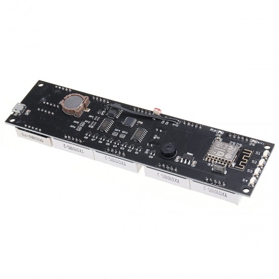 1.2 Inch Digital Tube with Temperature and Time Display Alarm Clocks Module Supports WIFI Network Automatic Time Synchronization 5V DC 1.2 Inch Digital Tube with Temperature and Time Display Alarm Clocks Module Supports WIFI Network Automatic Time Synchronization 5V DC