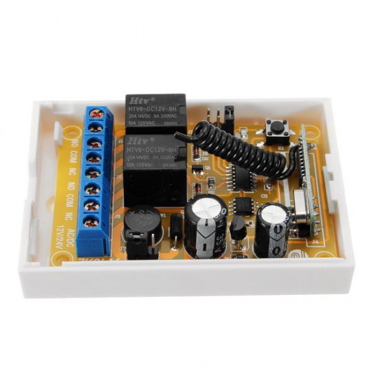 12V 10A 2 Channel 315MHz Remote Control Switch Relay Wireless Receiver With 2 Transmitters 12V 10A 2 Channel 315MHz Remote Control Switch Relay Wireless Receiver With 2 Transmitters