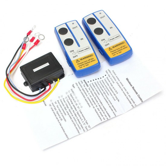 12V Wireless Winch Remote Control Twin Handset Easy to Install 12V Wireless Winch Remote Control Twin Handset Easy to Install