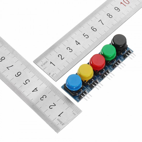 12x12MM Big Key Module WAVGAT Push Button Switch Module With Hat High Level Output 12x12MM Big Key Module WAVGAT Push Button Switch Module With Hat High Level Output