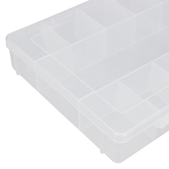 13 Grid Adjustable Electronic Components Project Storage Assortment Box Bead Organizer Jewelry Box Plastic Storage Case