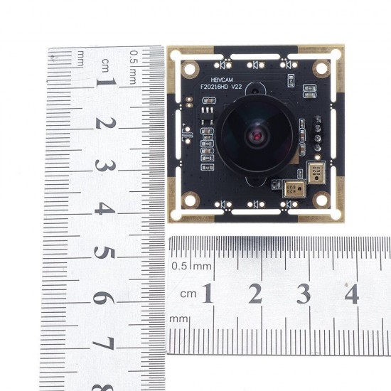 136° 2 Million Pixel USB Camera Module 1080P HD for Face Recognition with Microphone 2MP Wide-angle Cam Module