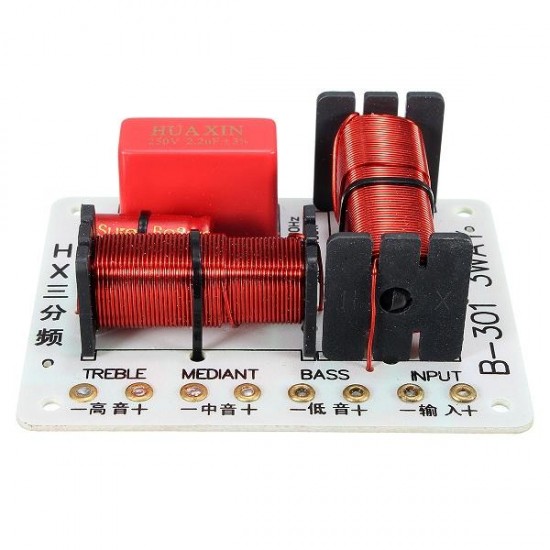 150W 1000-5000HZ Multi Speaker Audio Frequency Divider 3 Way Crossover Filters 150W 1000-5000HZ Multi Speaker Audio Frequency Divider 3 Way Crossover Filters
