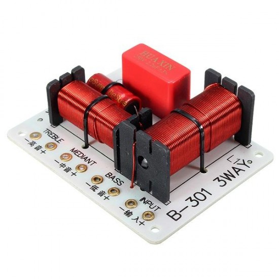 150W 1000-5000HZ Multi Speaker Audio Frequency Divider 3 Way Crossover Filters 150W 1000-5000HZ Multi Speaker Audio Frequency Divider 3 Way Crossover Filters