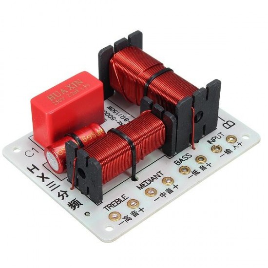 150W 1000-5000HZ Multi Speaker Audio Frequency Divider 3 Way Crossover Filters 150W 1000-5000HZ Multi Speaker Audio Frequency Divider 3 Way Crossover Filters