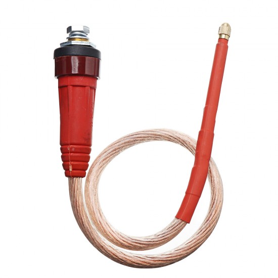 1Pair Handheld 18650 Lithium Battery Spot Welding Pen Copper Tube Cord DIY Spot Welding Machine Accessories 75cm