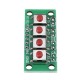 1x4 4 Keys Button 5 Pin Keypad Keyboard Module Mcu Board 1x4 4 Keys Button 5 Pin Keypad Keyboard Module Mcu Board