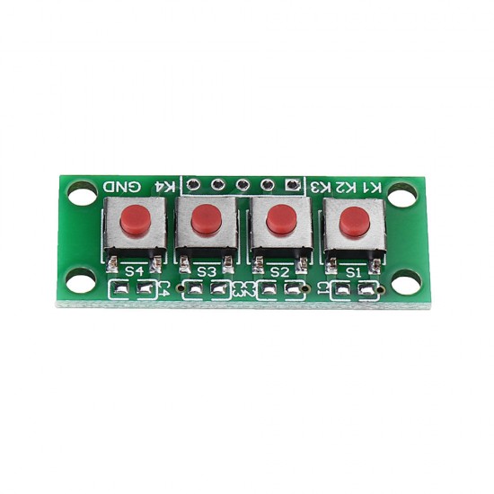 1x4 4 Keys Button 5 Pin Keypad Keyboard Module Mcu Board 1x4 4 Keys Button 5 Pin Keypad Keyboard Module Mcu Board