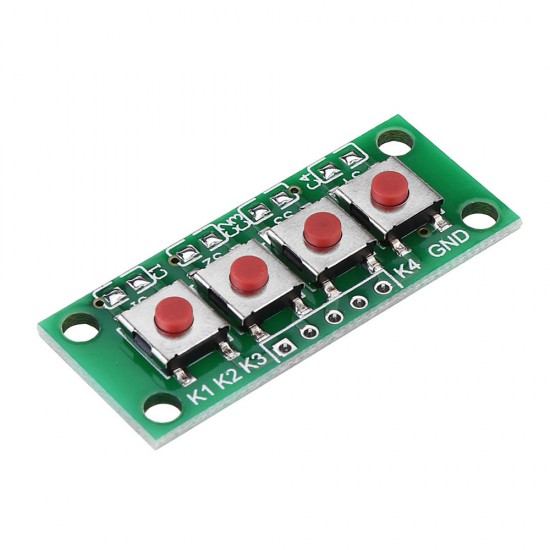 1x4 4 Keys Button 5 Pin Keypad Keyboard Module Mcu Board 1x4 4 Keys Button 5 Pin Keypad Keyboard Module Mcu Board