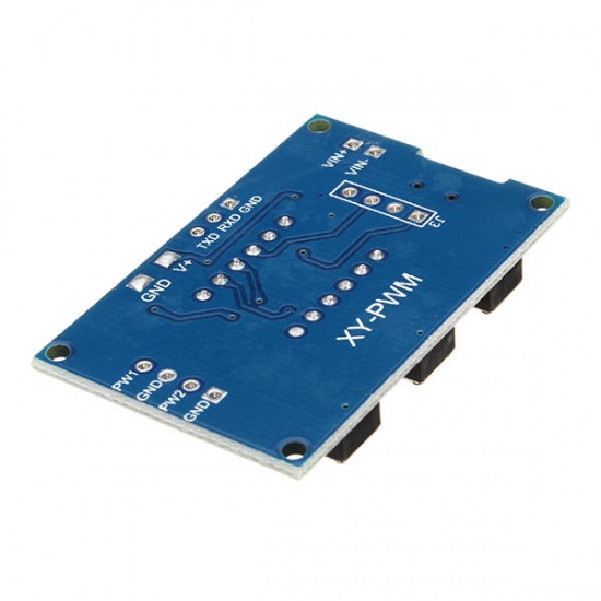 2 Channel PWM Generator Module Pulse Frequency Duty Cycle Adjustable Square Wave Rectangle Signal Generator For Stepper Motor Driver