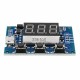 2 Channel PWM Generator Module Pulse Frequency Duty Cycle Adjustable Square Wave Rectangle Signal Generator For Stepper Motor Driver 2 Channel PWM Generator Module Pulse Frequency Duty Cycle Adjustable Square Wave Rectangle Signal Generator For Stepper Motor Driver