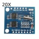 20Pcs I2C RTC DS1307 AT24C32 Real Time Clock Module For AVR ARM PIC SMD 20Pcs I2C RTC DS1307 AT24C32 Real Time Clock Module For AVR ARM PIC SMD
