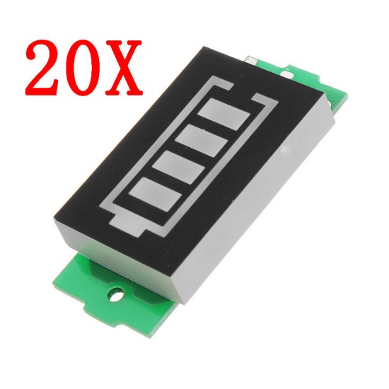 20pcs 1S Lithium Battery Pack Power Indicator Board Electric Vehicle Battery Power Indicator 4V Power Storage