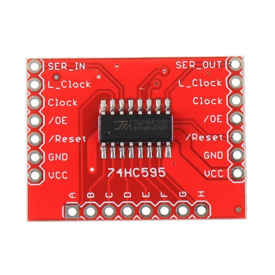 20pcs 74HC595 Adapter Module Shift Register Module