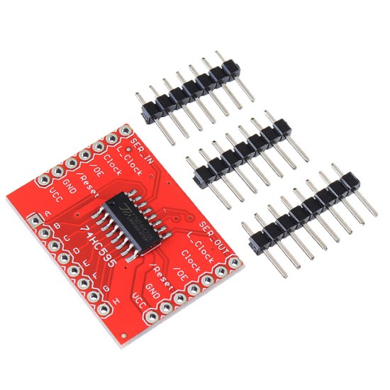 20pcs 74HC595 Adapter Module Shift Register Module