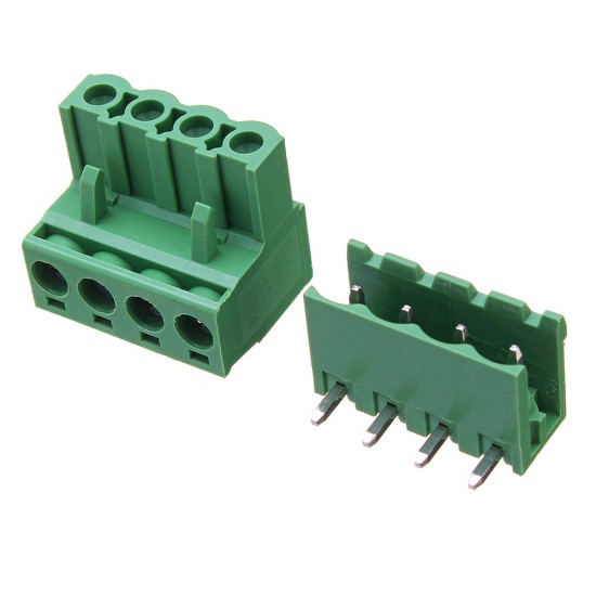 2EDG 5.08mm Pitch 4 Pin Plug in Screw Dupont Cable Terminal Block Connector Right Angle 2EDG 5.08mm Pitch 4 Pin Plug in Screw Dupont Cable Terminal Block Connector Right Angle