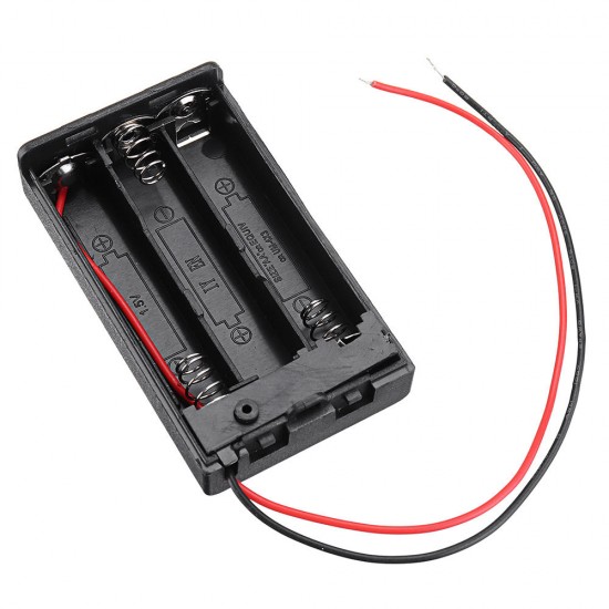 3 Slots AAA Battery Box Battery Holder Board with Switch for 3 x AAA Batteries DIY kit Case