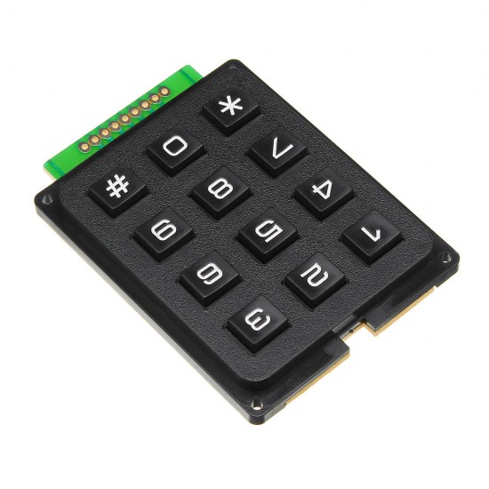 3pcs 12 Key MCU Membrane Switch Keypad 4 x 3 Matrix Array Matrix Keyboard Module for Arduino - products that work with official Arduino boards