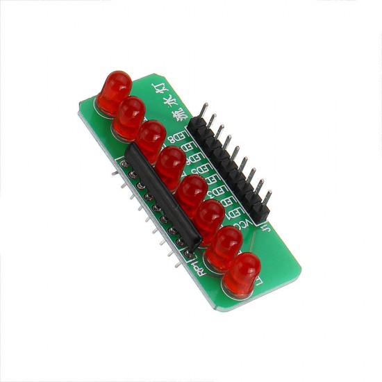 3pcs 8 Way Water Light Marquee 5MM RED LED Light-emitting Diode Single Chip Module Diy Electronic MCU Expansion Module 3pcs 8 Way Water Light Marquee 5MM RED LED Light-emitting Diode Single Chip Module Diy Electronic MCU Expansion Module